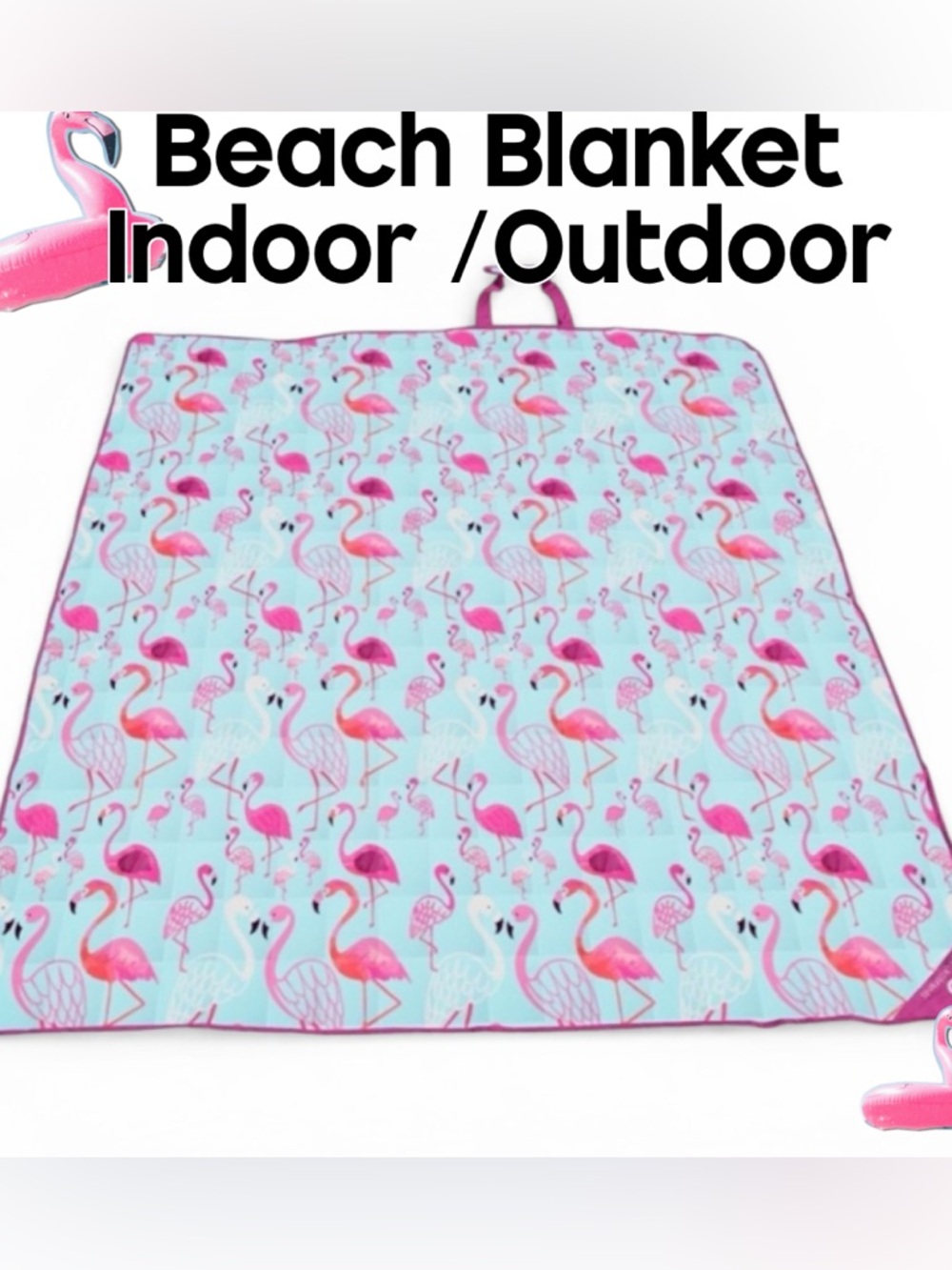 🦩🦩Outdoor Flamingo Blanket By Geckobrands